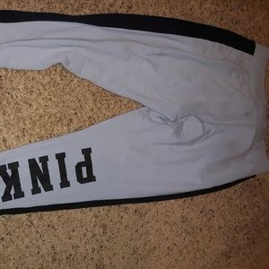 💕PINK LACE-UP high rise joggers!